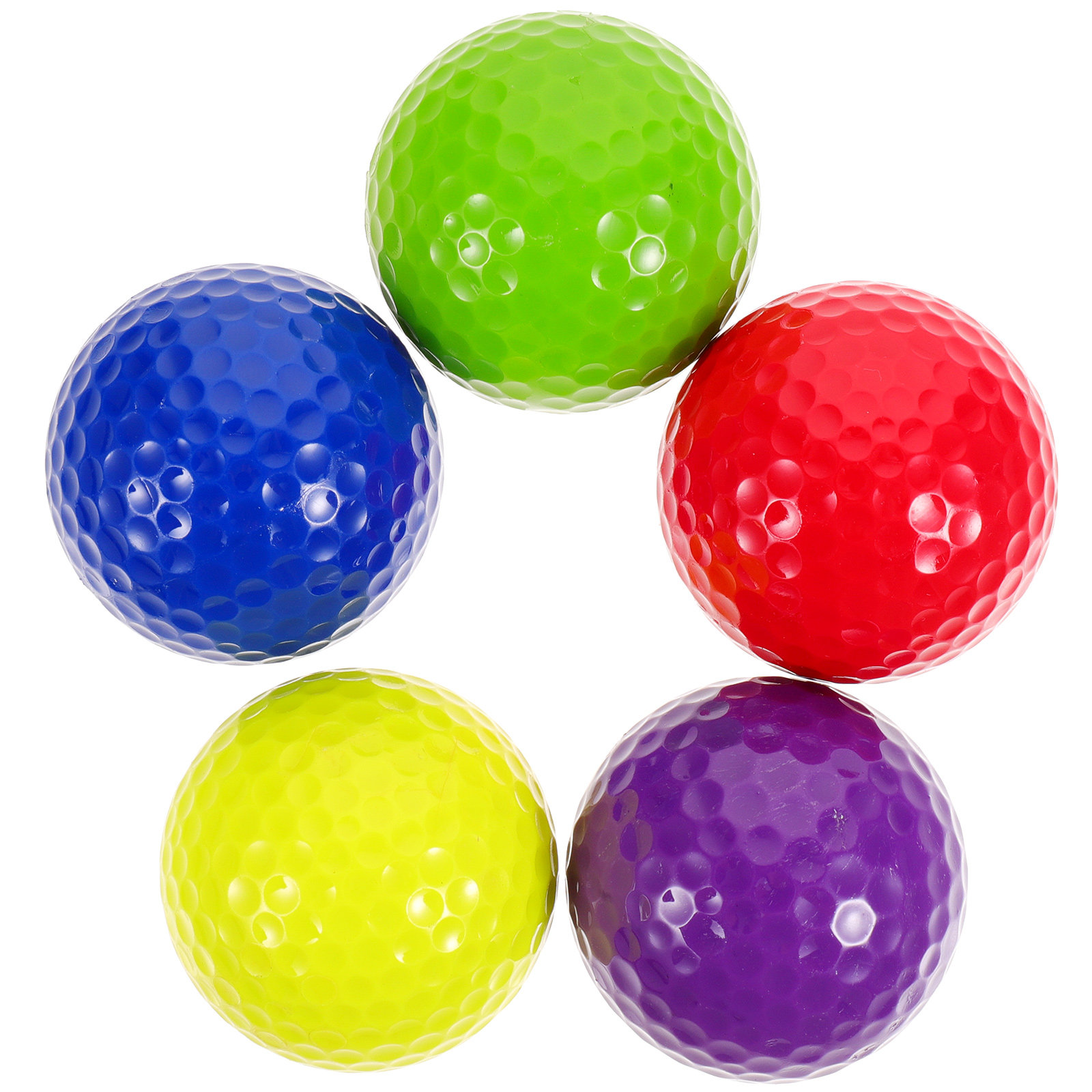 5 Pcs Plastic Practice Golf Ba - Practice Equipment For Golf review and price