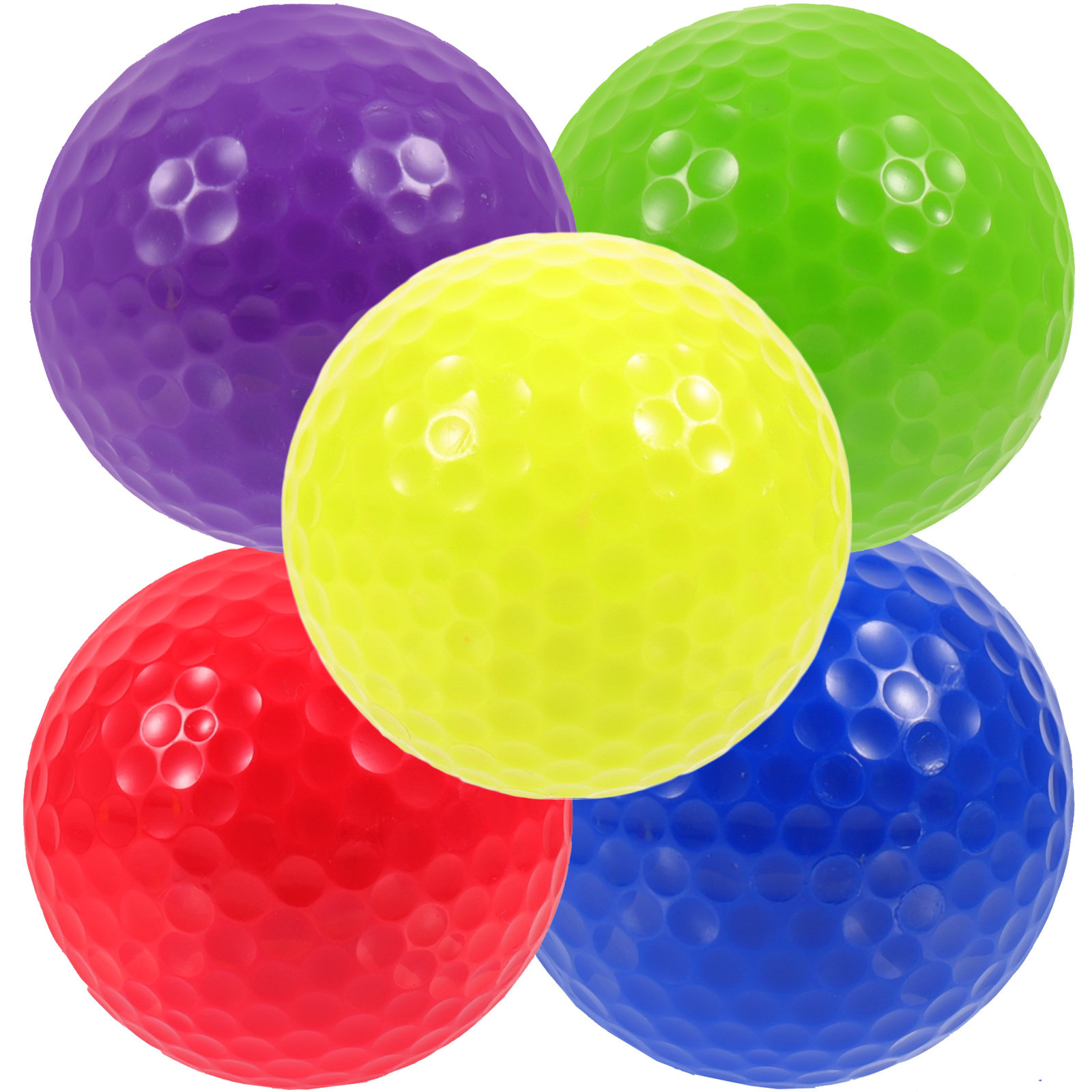 5 Pcs Plastic Practice Golf Ba - Practice Equipment For Golf review and price