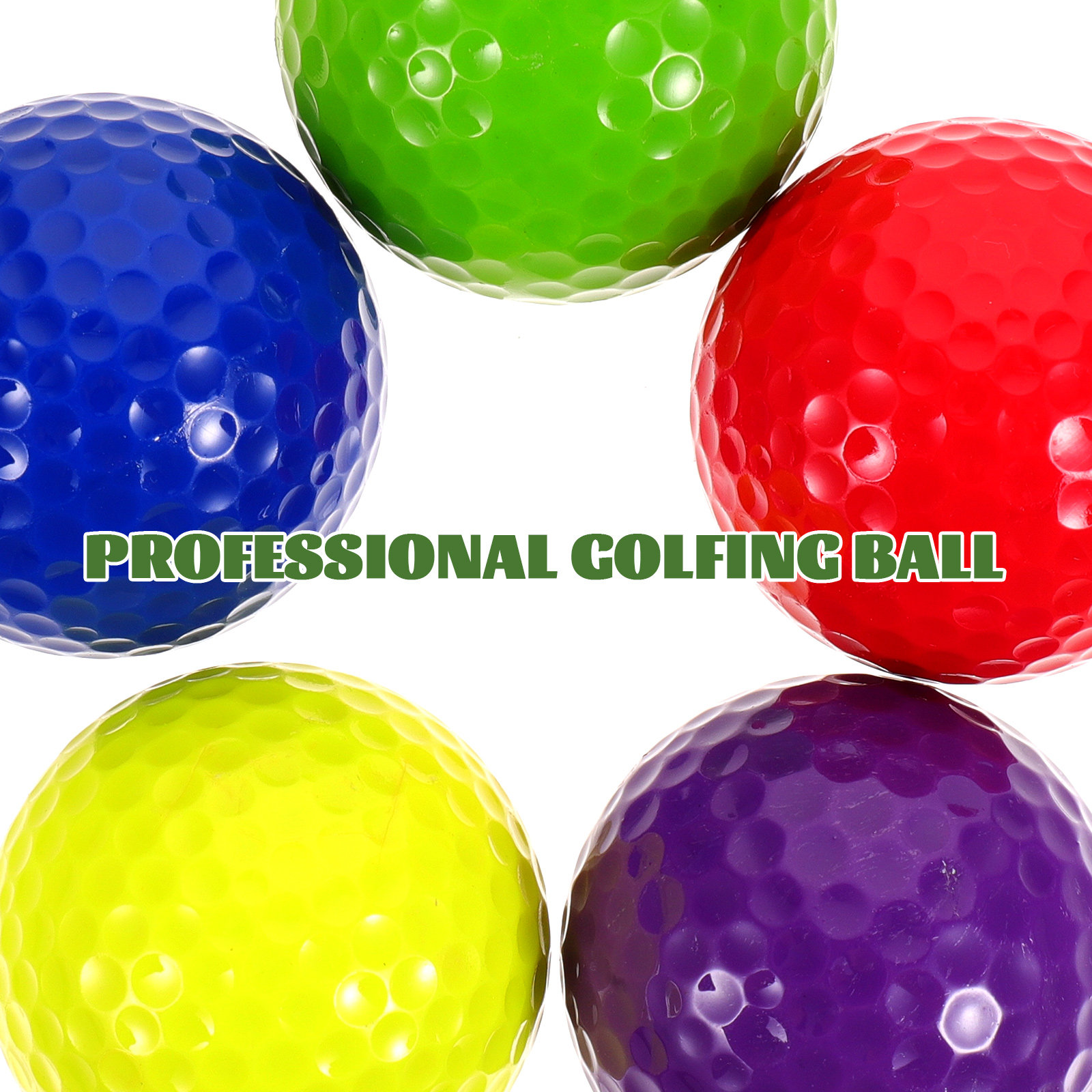 5 Pcs Plastic Practice Golf Ba - Practice Equipment For Golf review and price