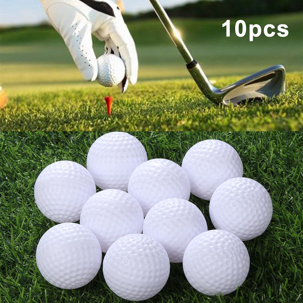 Practice Golf Balls 10 Pcs Whi - Practice Equipment For Golf review and price