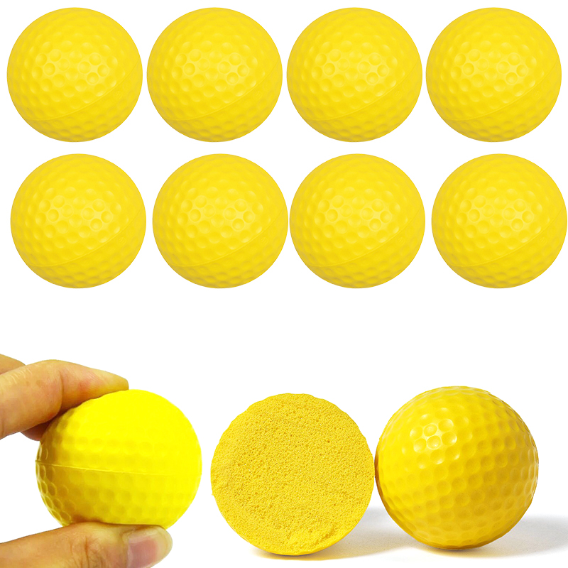 6/12PCS Yellow PU Golf Practic - Practice Equipment For Golf review and price