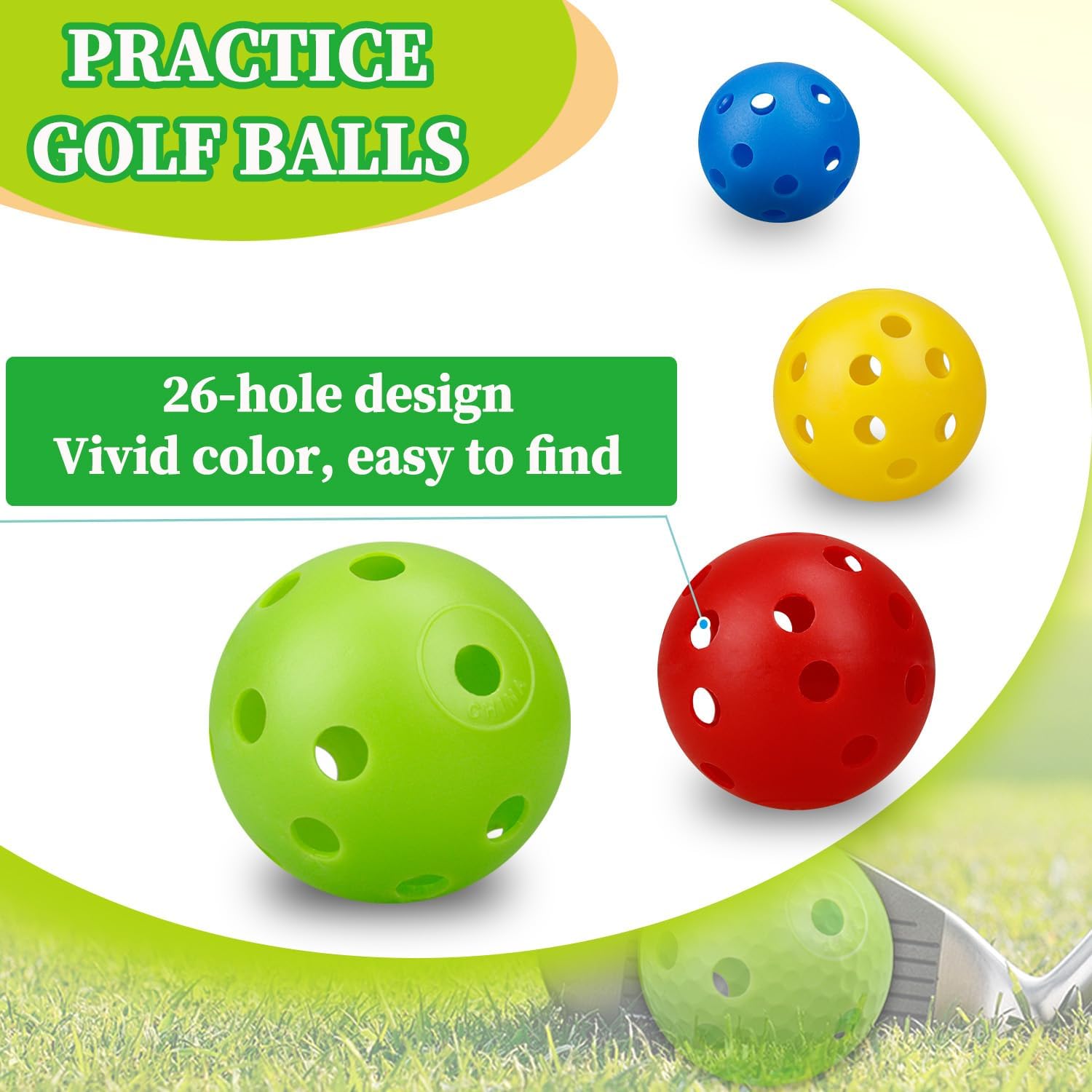 24Pcs/Bag 42MM Practice Golf B - Practice Equipment For Golf review and price